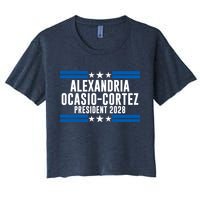 Alexandria Ocasio-Cortez For President 2028 Alexandria Ocasio Cortez 2028 AOC 28 Crop Top
