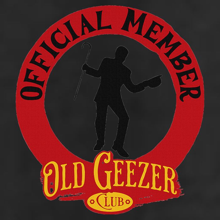 An Old Geezer Old Man Member 7 Panel Mesh Trucker Snapback Hat