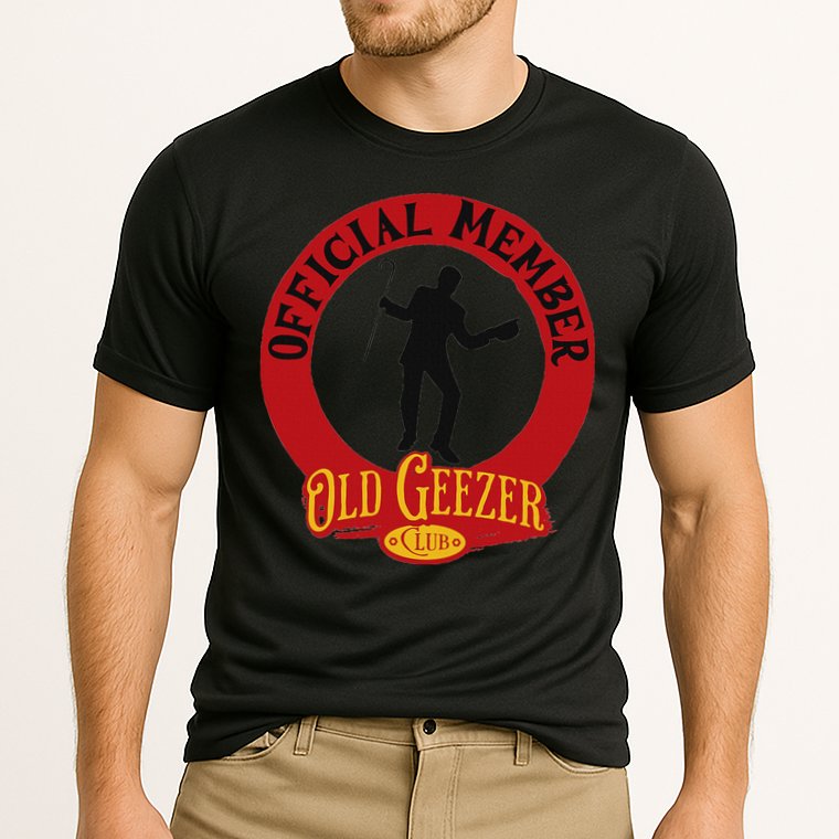 An Old Geezer Old Man Member Cooling Performance Crew T-Shirt