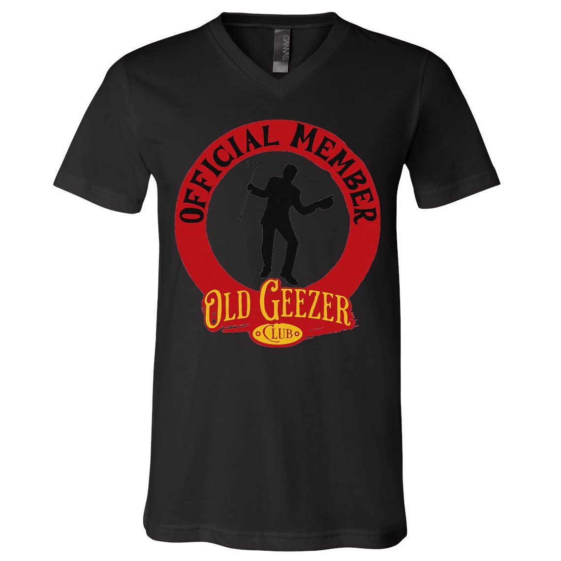 An Old Geezer Old Man Member V-Neck T-Shirt