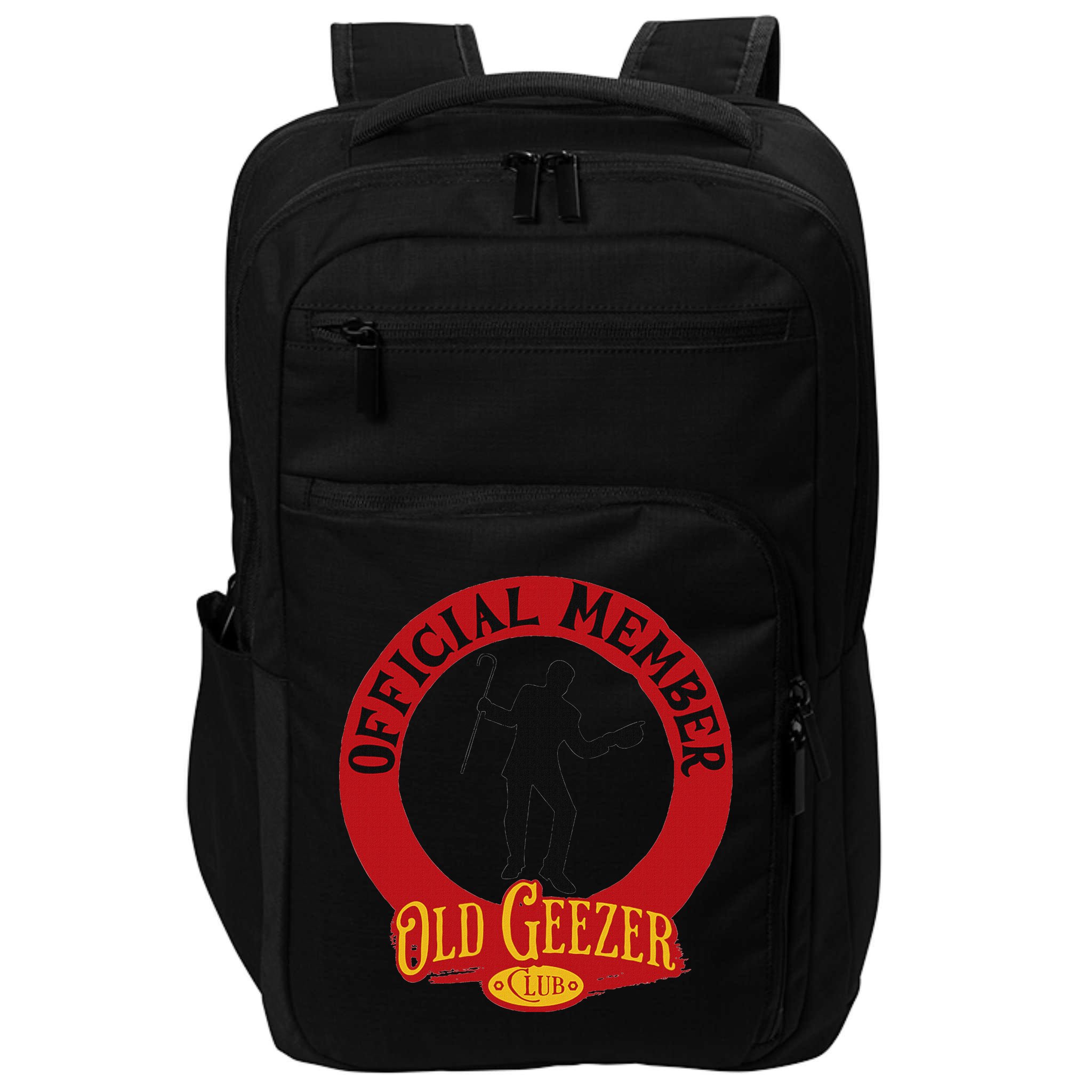An Old Geezer Old Man Member Impact Tech Backpack