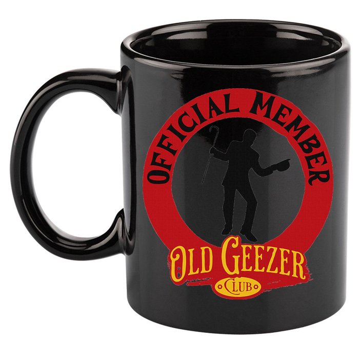 An Old Geezer Old Man Member 11oz C Handle Ceramic Mug