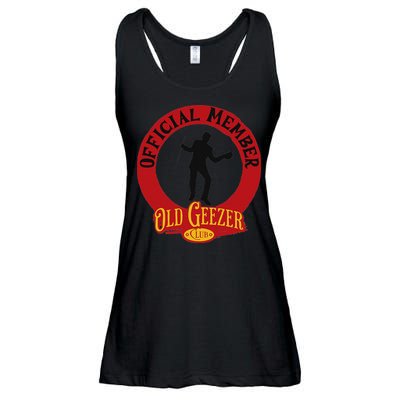 An Old Geezer Old Man Member Ladies Essential Flowy Tank