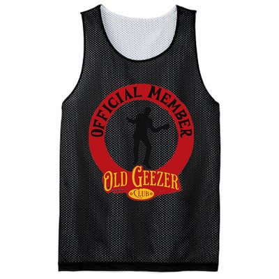 An Old Geezer Old Man Member Mesh Reversible Basketball Jersey Tank