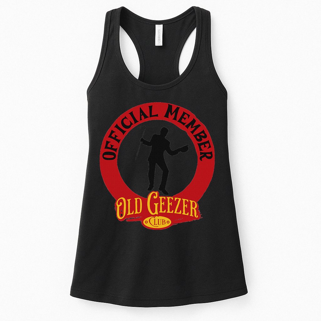 An Old Geezer Old Man Member Womens Tank Top