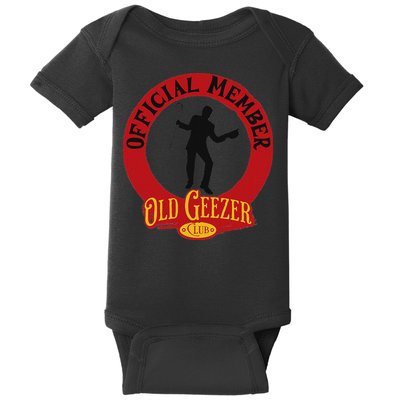 An Old Geezer Old Man Member Baby Bodysuit