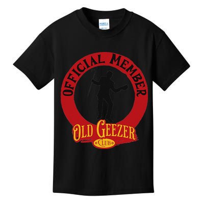 An Old Geezer Old Man Member Kids T-Shirt