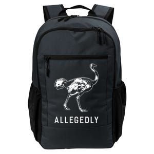 Allegedly Ostrich Gift Bird Lover Gift Ostrich Gift Daily Commute Backpack