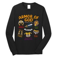 Armor Of God Christian Jesus Shield Ephesians Long Sleeve Shirt