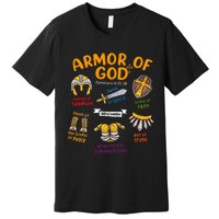 Armor Of God Christian Jesus Shield Ephesians Premium T-Shirt