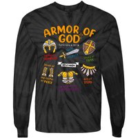 Armor Of God Christian Jesus Shield Ephesians Tie-Dye Long Sleeve Shirt