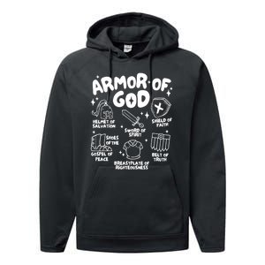 Armor Of God Christian Jesus Performance Fleece Hoodie