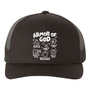 Armor Of God Christian Jesus Yupoong Adult 5-Panel Trucker Hat