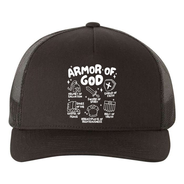 Armor Of God Christian Jesus Yupoong Adult 5-Panel Trucker Hat