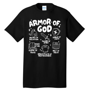 Armor Of God Christian Jesus Tall T-Shirt