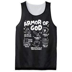 Armor Of God Christian Jesus Mesh Reversible Basketball Jersey Tank