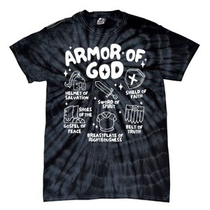 Armor Of God Christian Jesus Tie-Dye T-Shirt