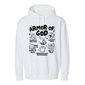 Armor Of God Christian Jesus Garment-Dyed Fleece Hoodie