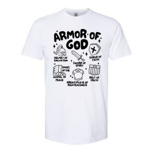 Armor Of God Christian Jesus Softstyle CVC T-Shirt