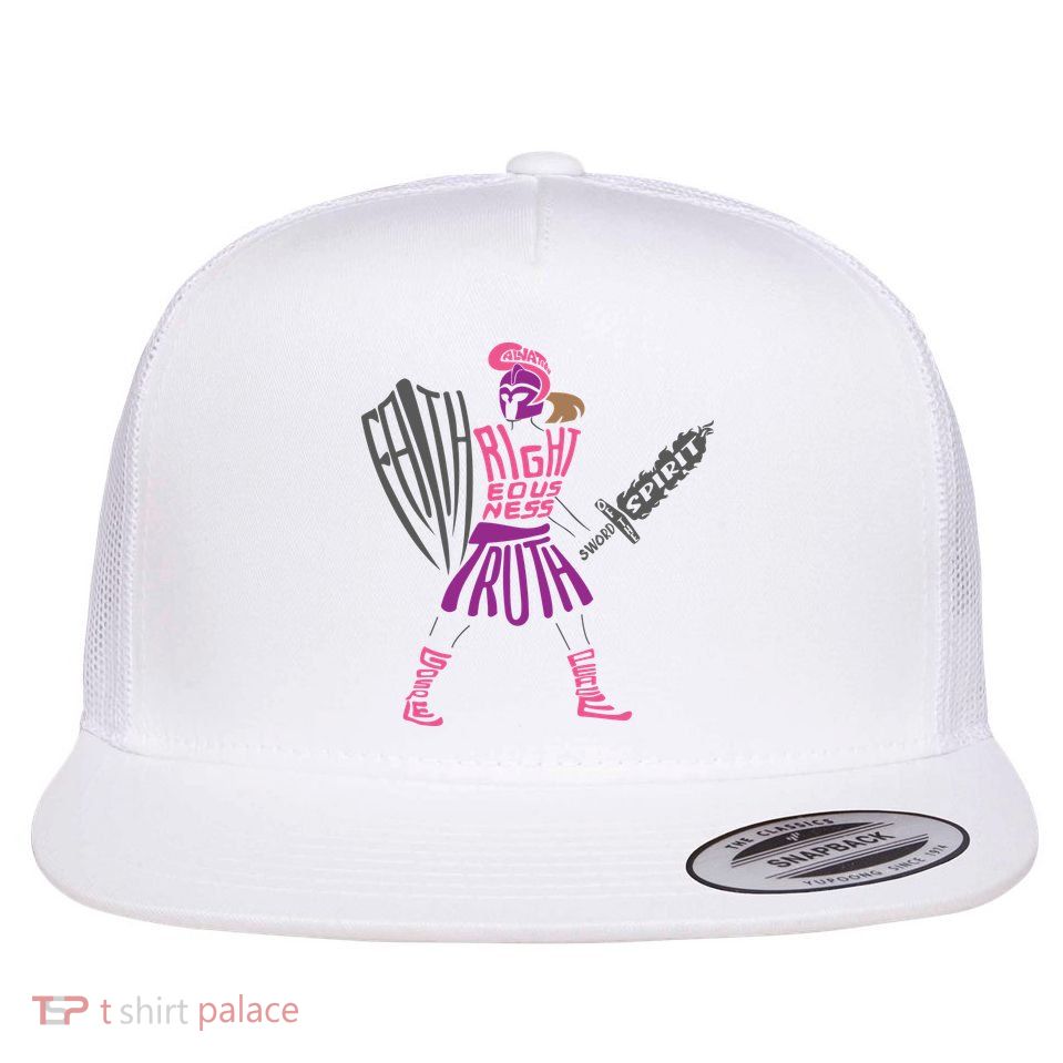 Armor of God Shield of Faith Sword of the Spirit Belt of Truth Flatbill Hat