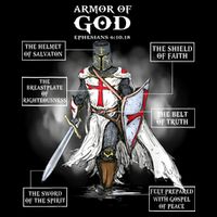 Armor Of God Bible Verse Great Gift For Religious Christian Tall T-Shirt