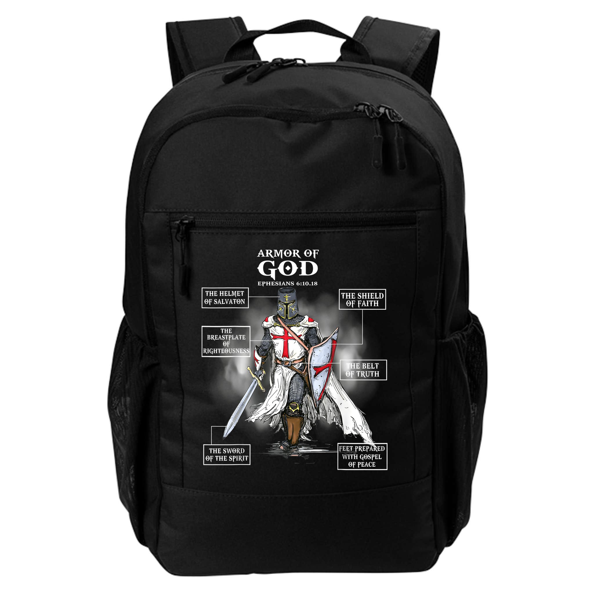 Armor Of God Bible Verse Great Gift For Religious Christian Backpack