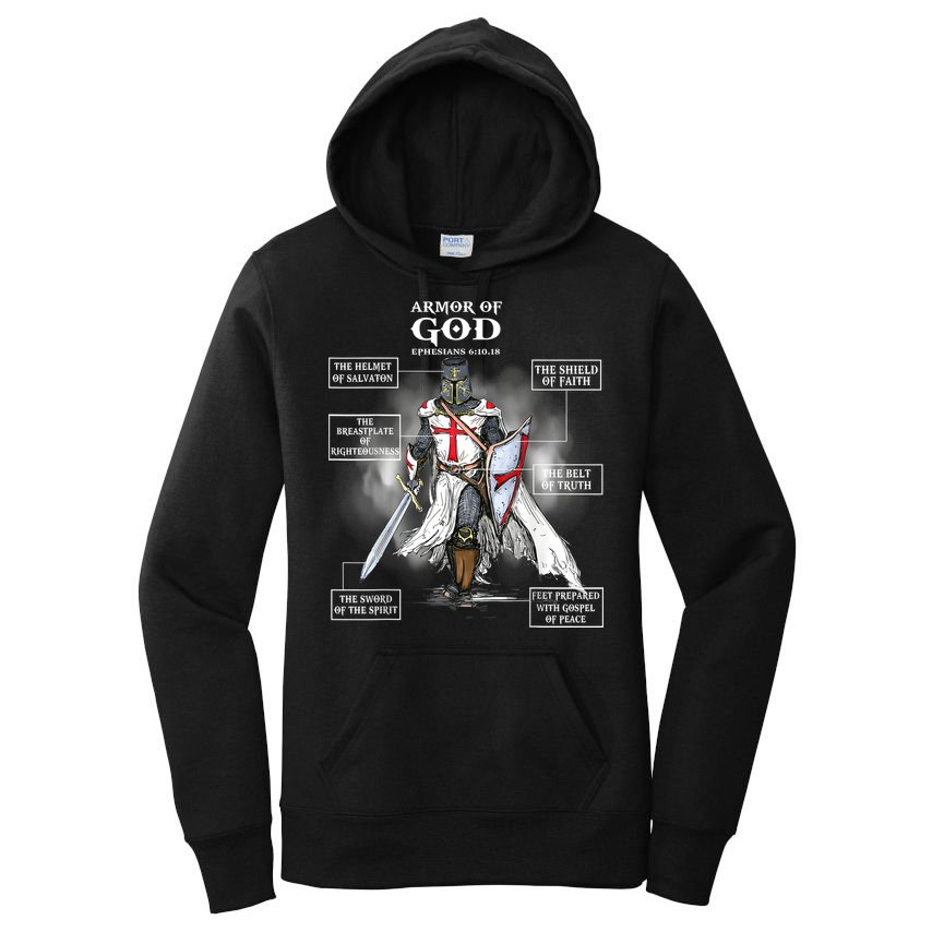 Armor Of God Bible Verse Great Gift For Religious Christian Women's Pullover Hoodie