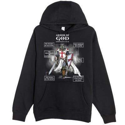 Armor Of God Bible Verse Great Gift For Religious Christian Premium Pullover Hoodie