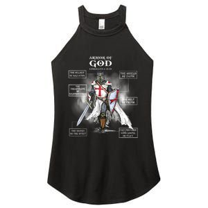 Armor Of God Bible Verse Great Gift For Religious Christian Women's Perfect Tri Rocker Tank