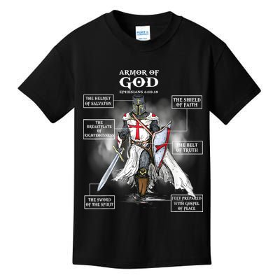 Armor Of God Bible Verse Great Gift For Religious Christian Kids T-Shirt