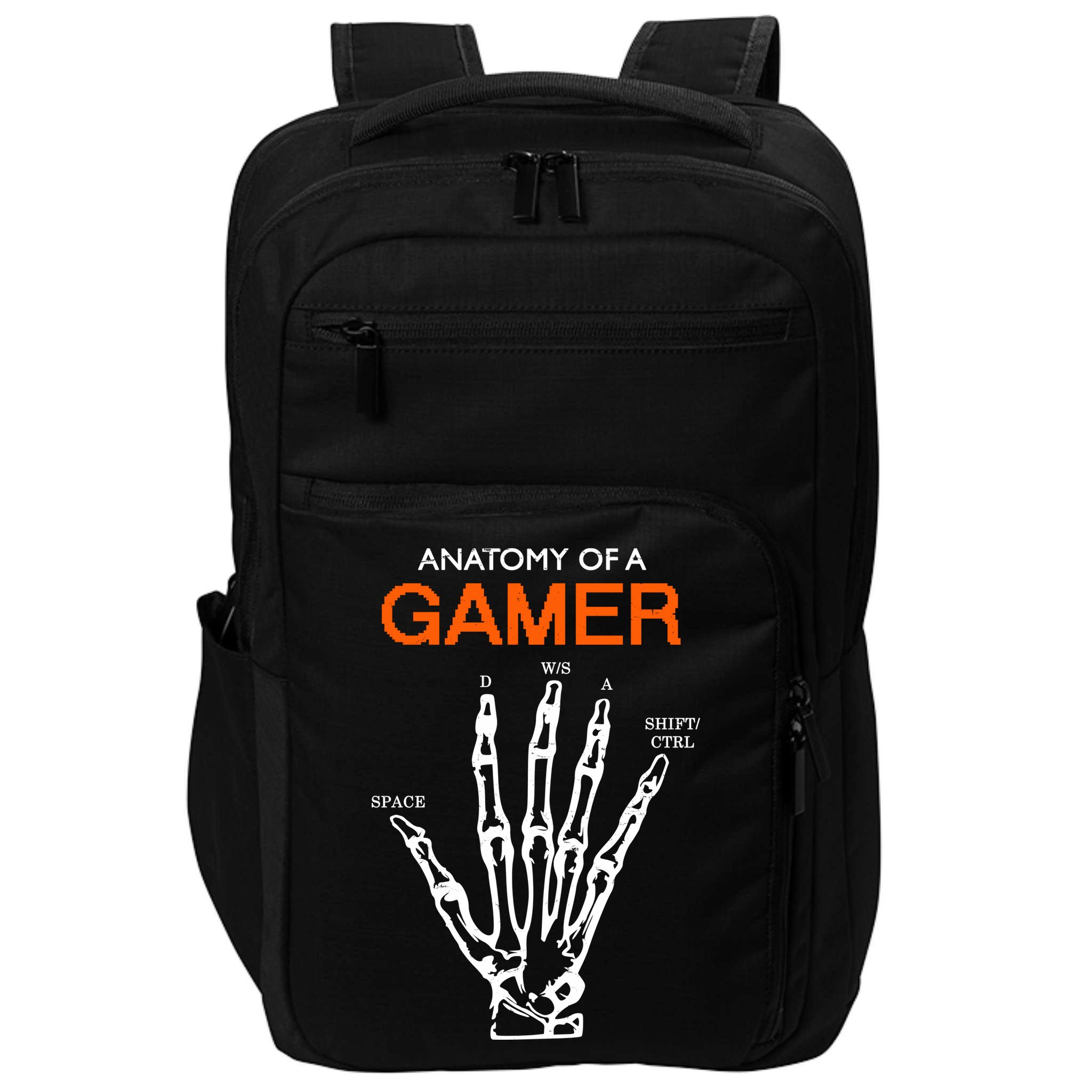 Anatomy Of Gamer Funny Gaming Impact Tech Backpack