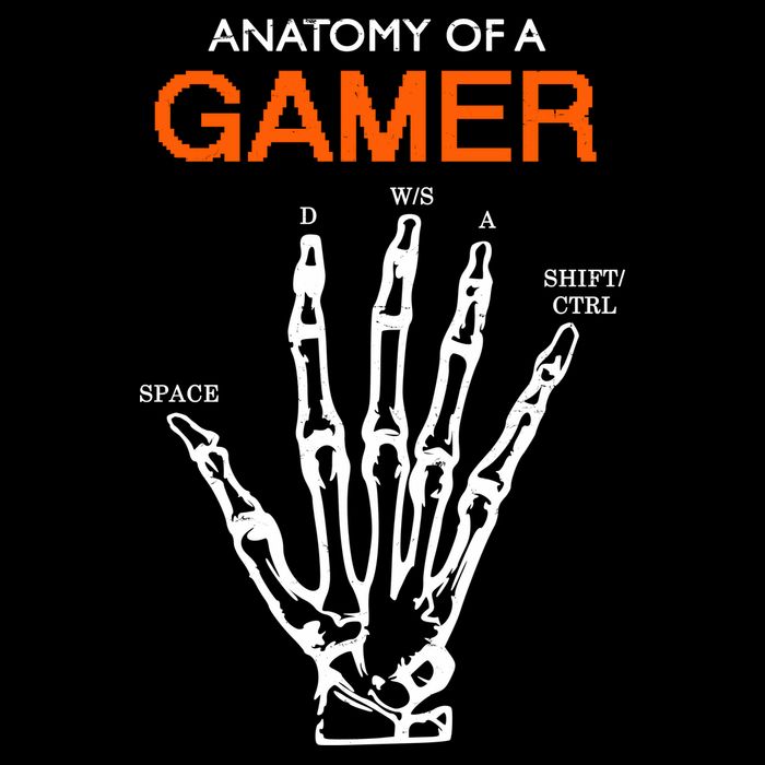 Anatomy Of Gamer Funny Gaming Impact Tech Backpack