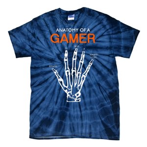 Anatomy Of Gamer Funny Gaming Tie-Dye T-Shirt