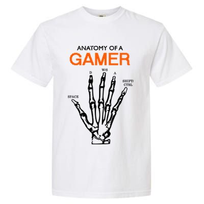 Anatomy Of Gamer Funny Gaming Garment-Dyed Heavyweight T-Shirt