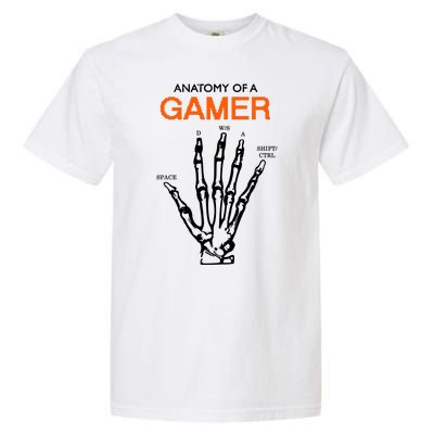 Anatomy Of Gamer Funny Gaming Garment-Dyed Heavyweight T-Shirt