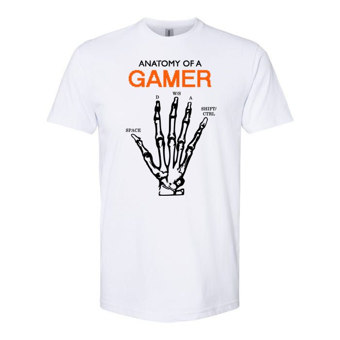 Anatomy Of Gamer Funny Gaming Softstyle CVC T-Shirt