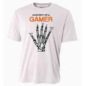 Anatomy Of Gamer Funny Gaming Cooling Performance Crew T-Shirt