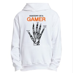 Anatomy Of Gamer Funny Gaming Urban Pullover Hoodie