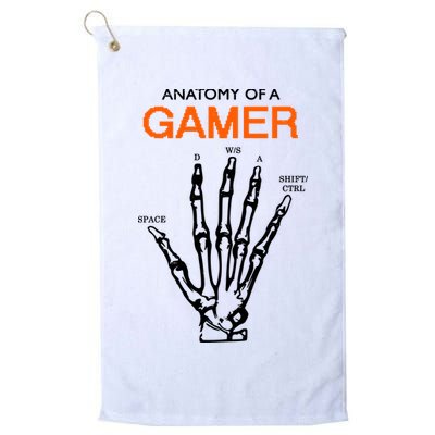Anatomy Of Gamer Funny Gaming Golf Towel
