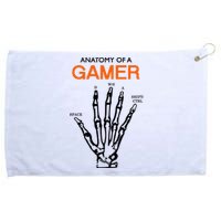 Anatomy Of Gamer Funny Gaming Grommeted Golf Towel