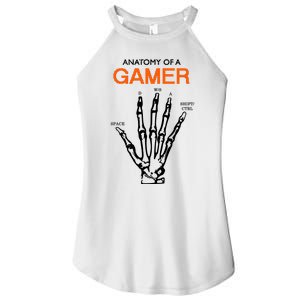 Anatomy Of Gamer Funny Gaming Women's Perfect Tri Rocker Tank