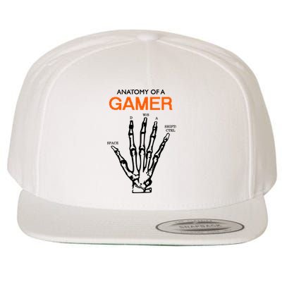 Anatomy Of Gamer Funny Gaming Wool Snapback Cap