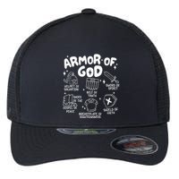 Armor Of God put on the armor of God Christian bible verses Flexfit Unipanel Trucker Cap