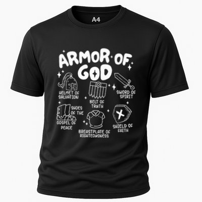 Armor Of God put on the armor of God Christian bible verses Performance Shirt
