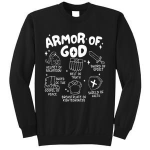 Armor Of God put on the armor of God Christian bible verses Sweatshirt