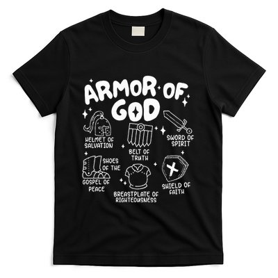 Armor Of God put on the armor of God Christian bible verses T-Shirt
