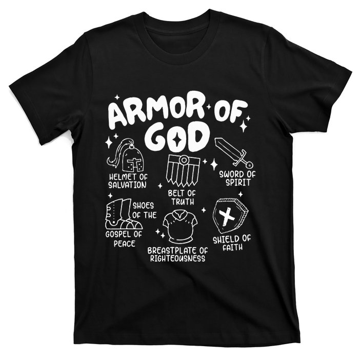 Armor Of God put on the armor of God Christian bible verses T-Shirt