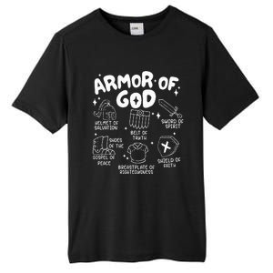 Armor Of God put on the armor of God Christian bible verses Tall Fusion ChromaSoft Performance T-Shirt