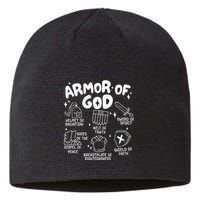 Armor Of God put on the armor of God Christian bible verses Sustainable Beanie