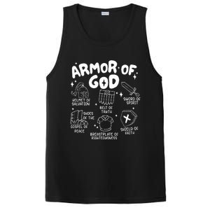 Armor Of God put on the armor of God Christian bible verses PosiCharge Competitor Tank